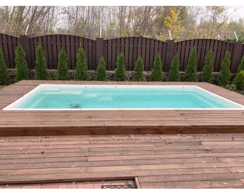 Композитний басейн Оазис. 7 x 2,8 x 1,5м