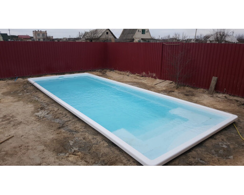 Композитний басейн Пляж. 9,0 x 3,6 x 1,5м