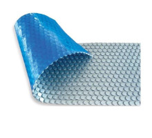 Солярне накриття (AQUAVIVA) Platinum Bubbles 3m*50m, сріблястий/блакитний, 500мкм