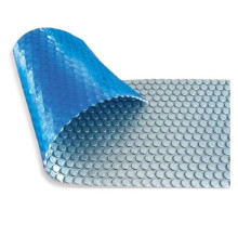 Солярне накриття (AQUAVIVA) Platinum Bubbles 3m*50m, сріблястий/блакитний, 500мкм
