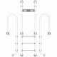 Сходи (EMAUX) Muro MUF315-SR (3 сходинки) флянец