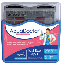 Тестер (AQUADOCTOR) Box pH-O2 (20 тестів)