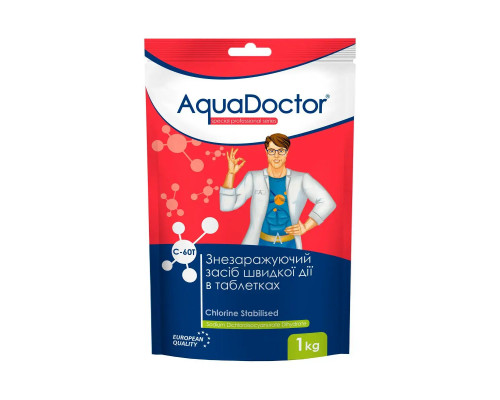 Хімія (AQUADOCTOR) C-60T хлор-шок в таблетках 1кг