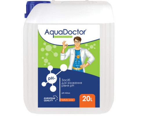 Хімія (AQUADOCTOR) pH Minus рідкий 20л (сірчана 35%)