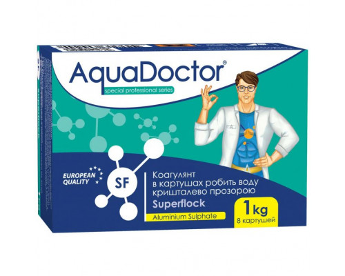 Хімія (AQUADOCTOR) SuperFlock коагулянт тривалої дії 1кг