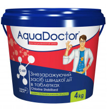 Хімія (AQUADOCTOR) C-60T хлор-шок в таблетках 4кг