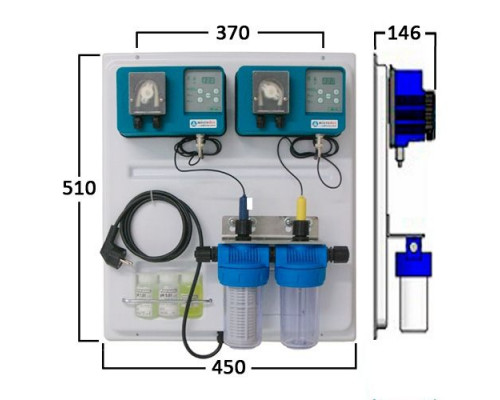 Станція дозування Microdos POOL FAMILY 1 (pH 2,4 л/г)