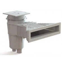 Cкімер V17,5 NORM 495х80 квадр. кришка, плівка ABS (антрацит)