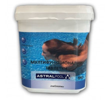 Хімія (AstralPool) мультифункціональні таблетки, 250 г, 5кг